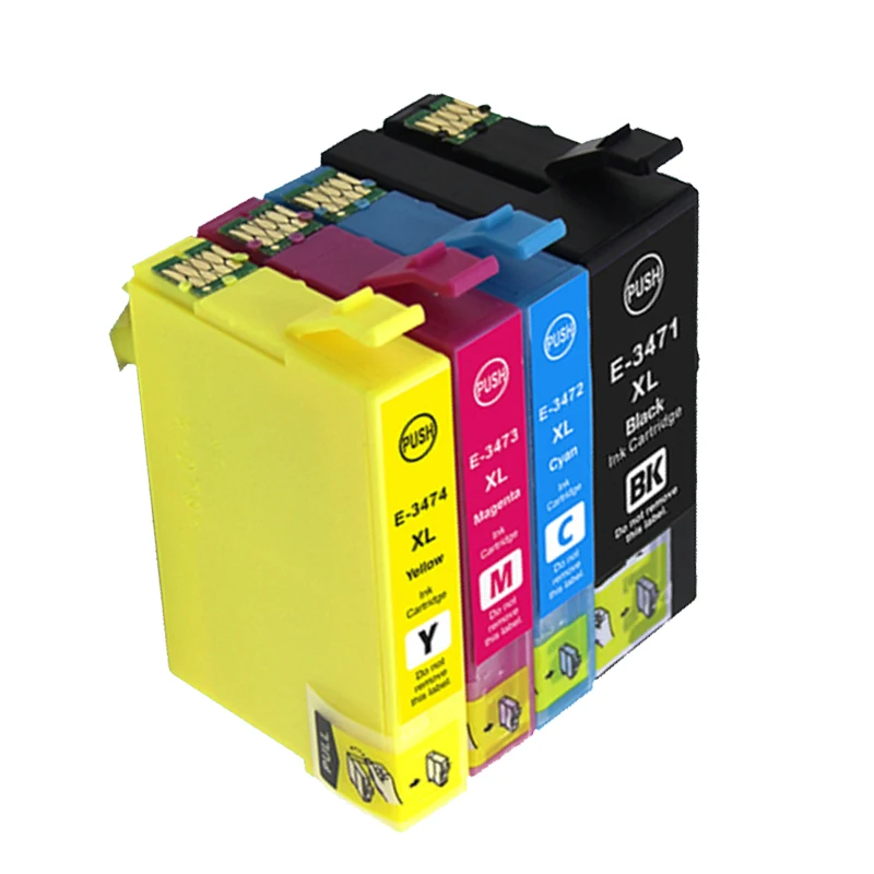 Vilaxh T34 34 XL T3471 чернильный картридж для принтера Epson T3474 WorkForce Pro WF 3720DWF