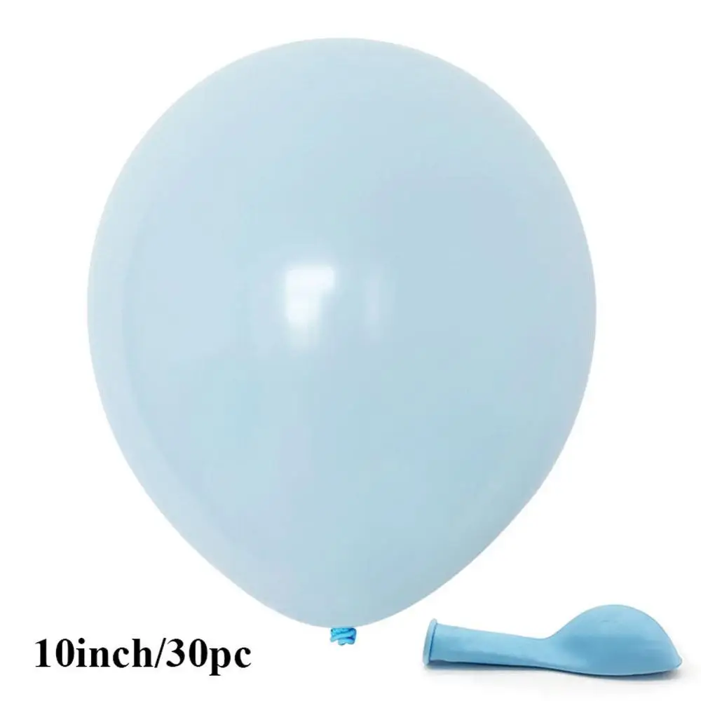 blue 10inch 30 шт. макароны шары из латекса балони День рождения воздушные шарики в виде леденцов День Рождения украшения девочка мальчик ребенок душ свадьба Golobos - Цвет: blue 10inch
