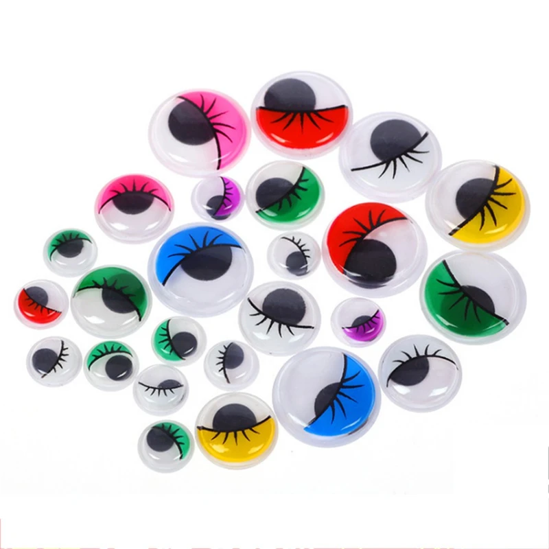 50 шт./лот клей для активных глаз декоративные цветные креативные принадлежности