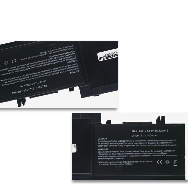 6-ячеечный Аккумулятор для ноутбука DELL Latitude D420 D430 312-0443 312-0445 451-10365 JG166 FG442 GG386 GG428 KG126