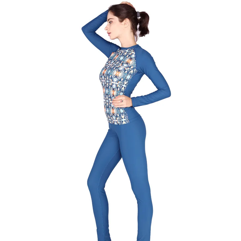 SABOLAY женская футболка с длинным рукавом для плавания Rashguards Женская одежда для плавания Rashguards Женская пляжная UPF 50+ УФ Защита спортивные костюмы