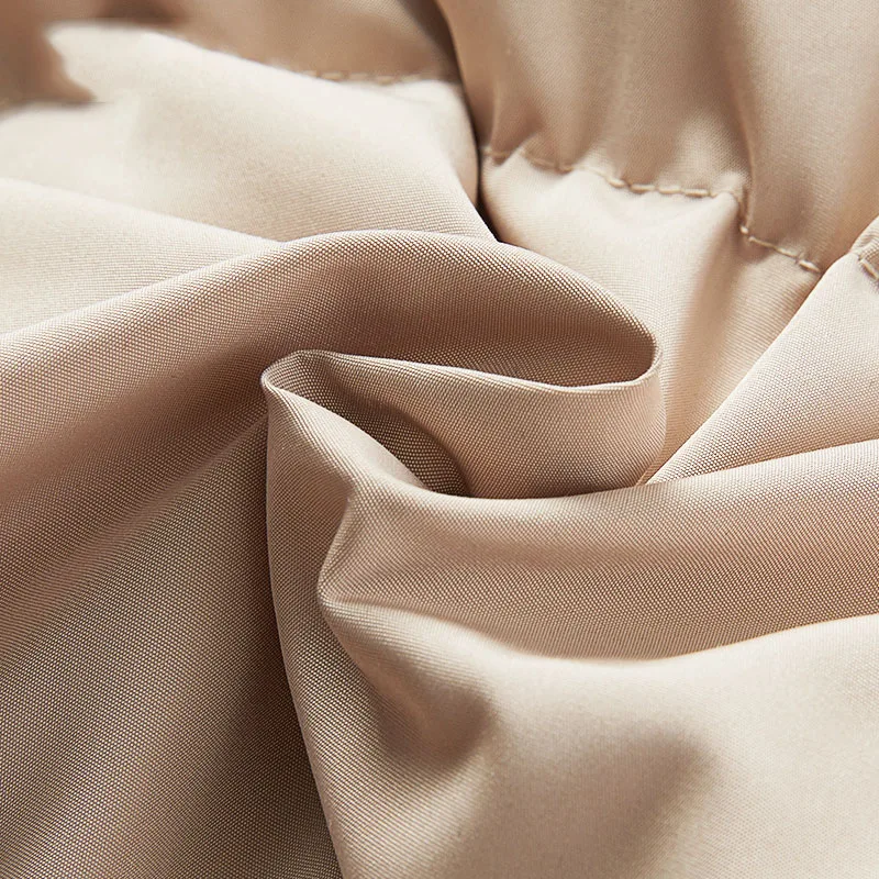 Большой пуховик с воротником из натурального меха енота капюшоном верхняя