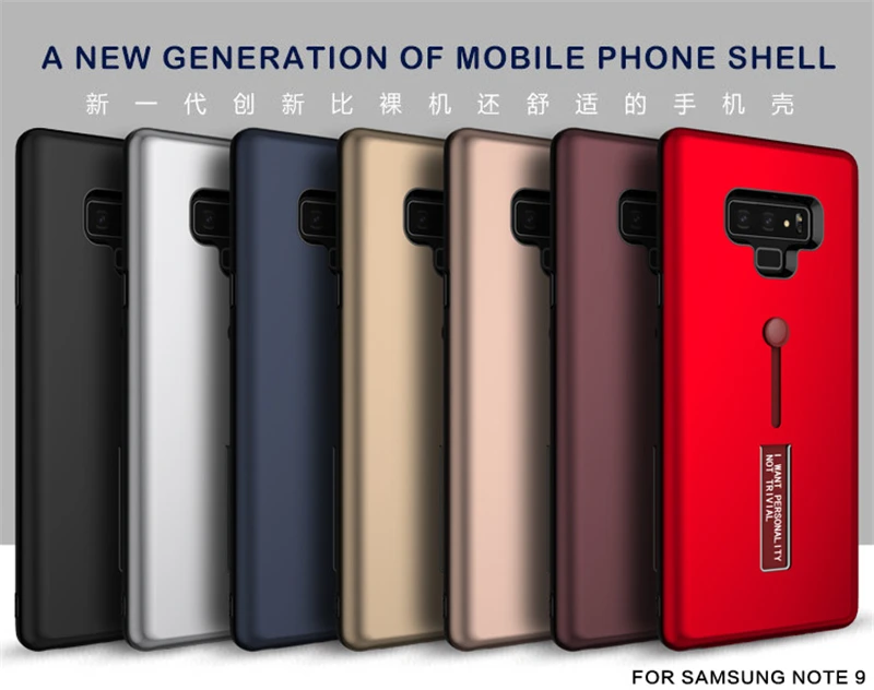 Гибридный армированный защитный чехол с подставкой матовый Портативный