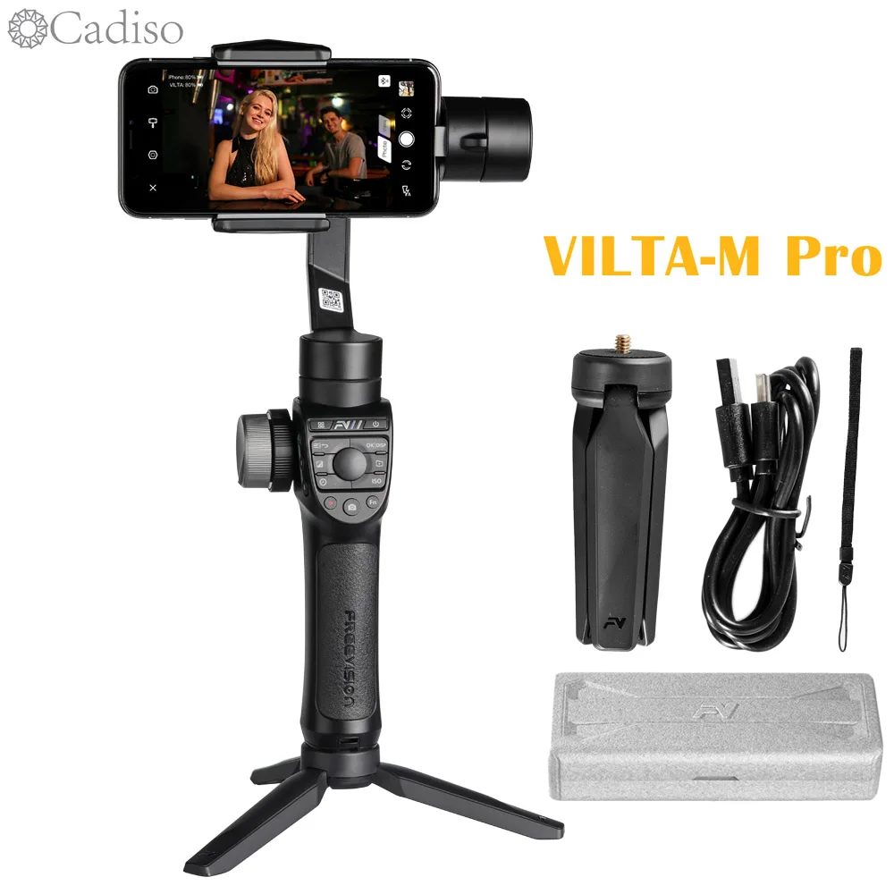 Cadiso Freevision Vilta m Pro 3 осевой ручной карданный смартфон видео стабилизатор с