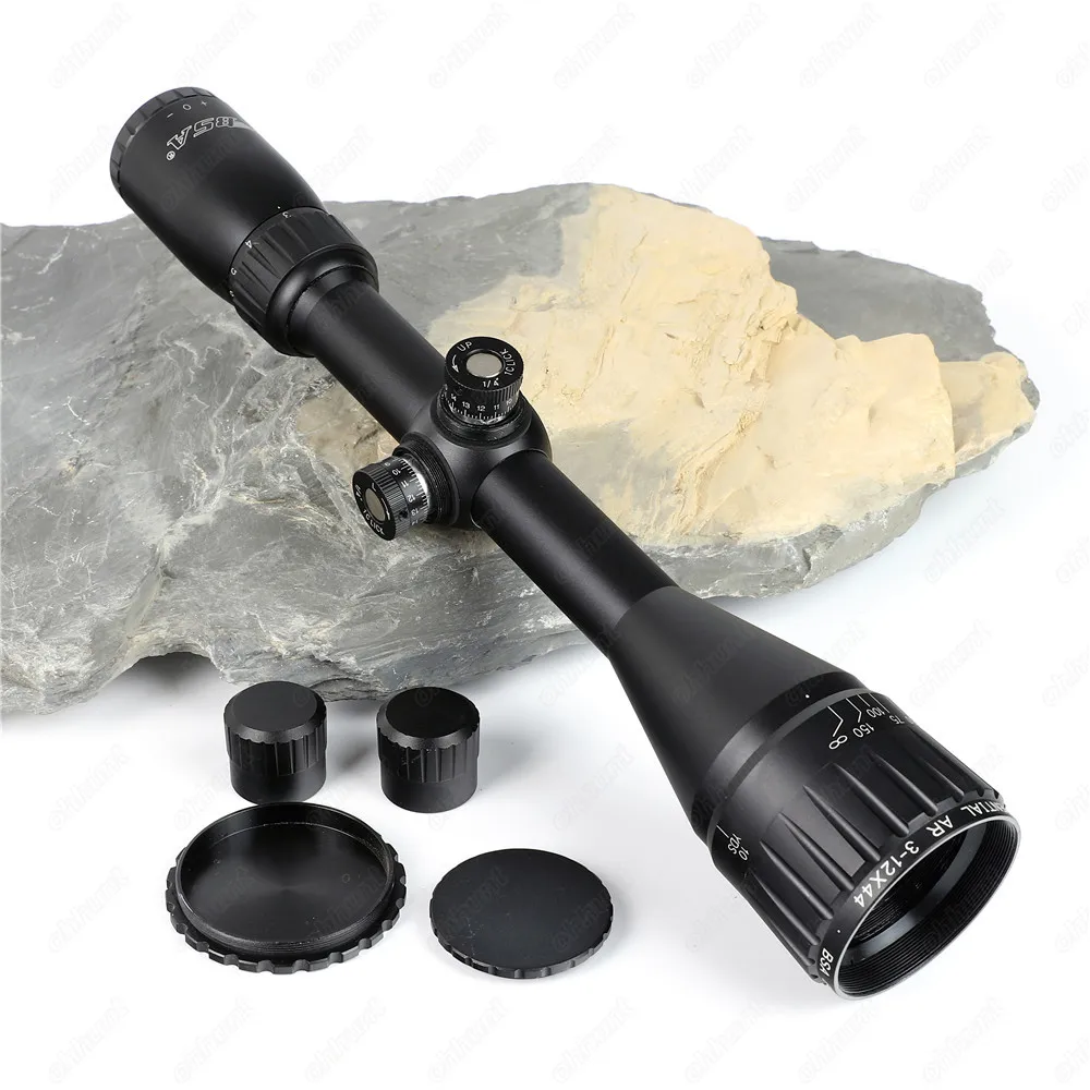 BSA Essential AR 3 12x44 AO охотничий винтовочный оптический прицел Mil Dot для стрельбы из