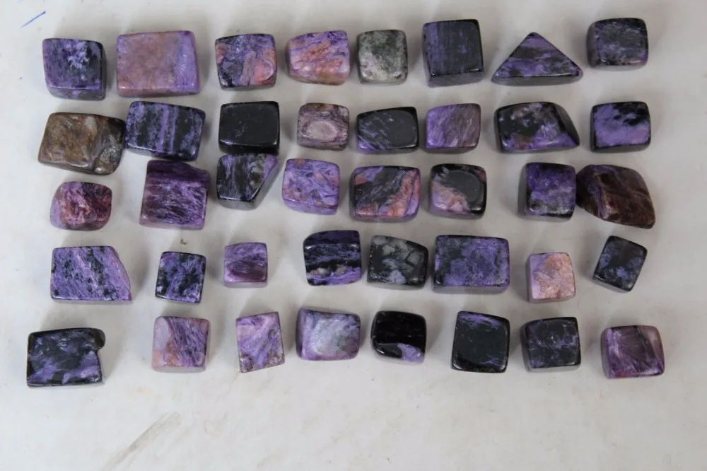 CHAROITE тусклый камень QTY1 Коренастый русский заживляющий Кристалл Защита | Дом и сад