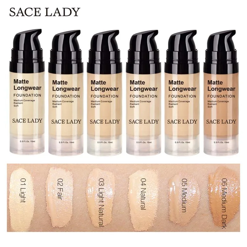Крем для лица SACE LADY Профессиональная Матовая основа макияжа жидкий консилер