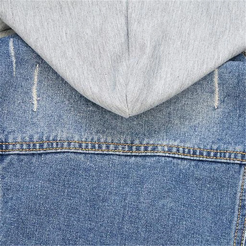 Woman Removable Hooded Denim Waistcoat Lady Vaquero Chaleco Gilet Spring Plus Size Vests Female Autumn Oversize Vest | Женская одежда