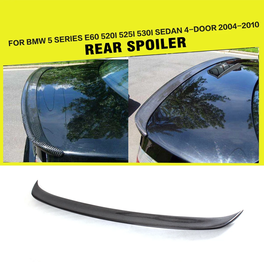 Авто Стайлинг спойлер для BMW E60 530i 535i 550i M5 Седан 4 двери 2004 2010|spoiler for bmw|wing spoilerrear wing