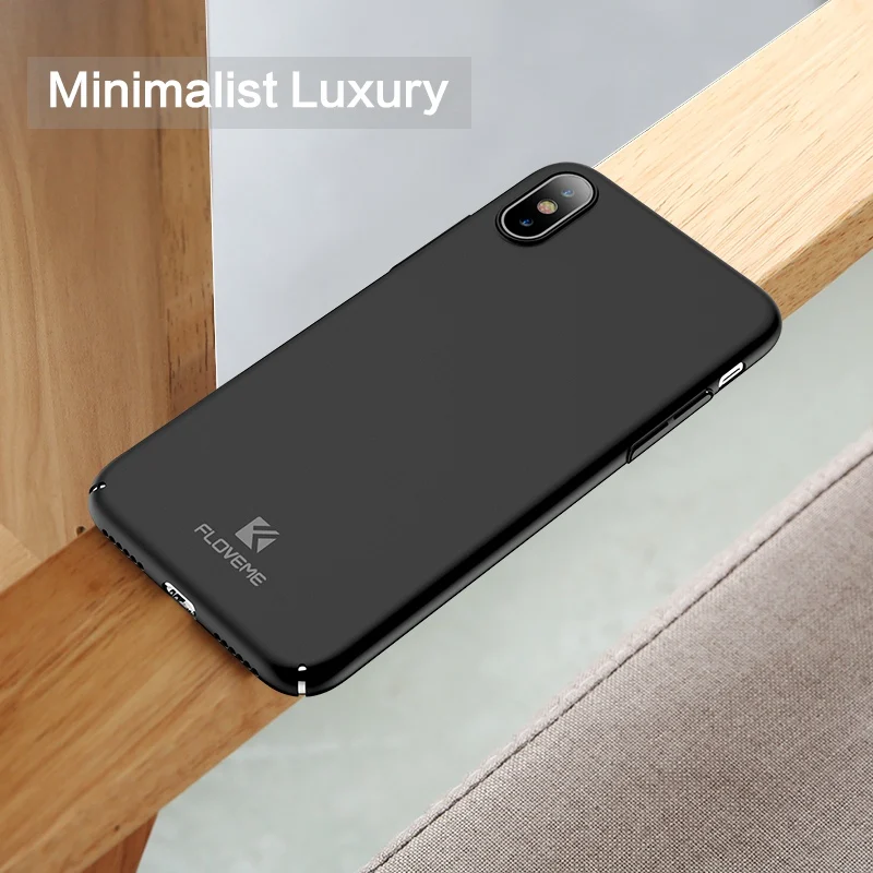 FLOVEME роскошный легкий жесткий чехол для телефона из поликарбоната iPhone X 8 7 Plus CaseMatte