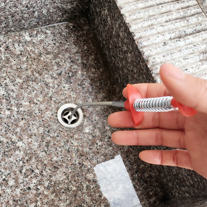 Ручной пресс для слива туалета ванная комната инструмент удаления волос