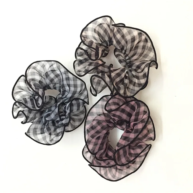 New arrival Fashion women lovely NEW organza Hair bands cute hair scrunchies girl's Tie Accessories Ponytail Holder 2019 |