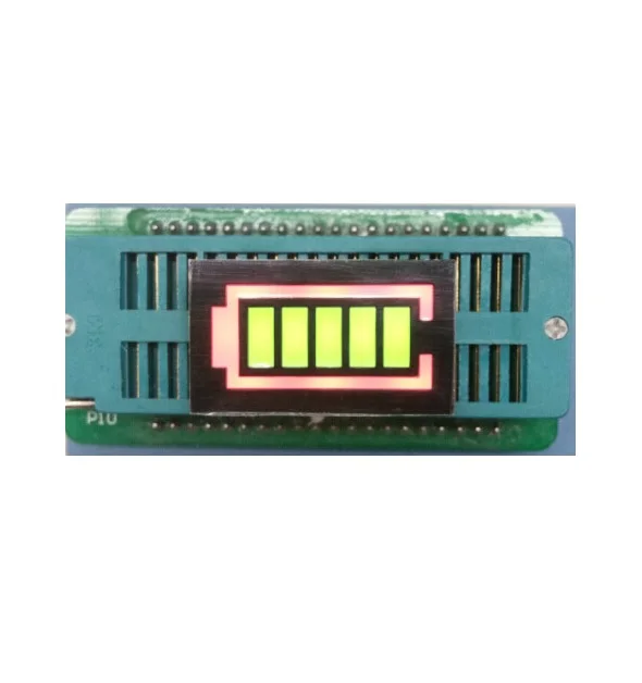 10 шт. стильный светодиодный цифровой трубчатый дисплей с питанием от батареи