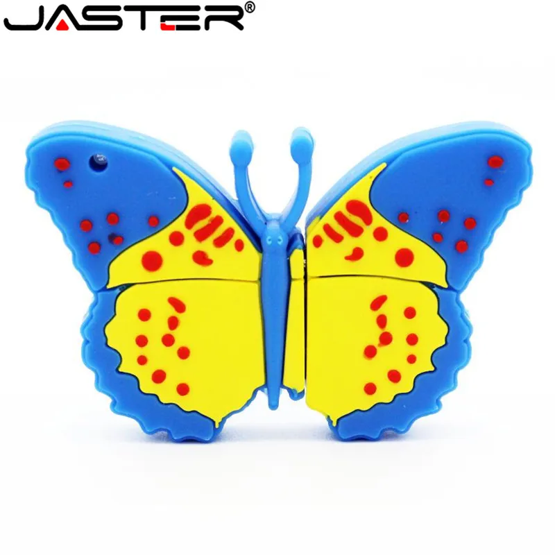 Usb флеш накопитель JASTER butterfly 4 ГБ 8 16 32 64 usb 2 0|USB флэш-накопители| |