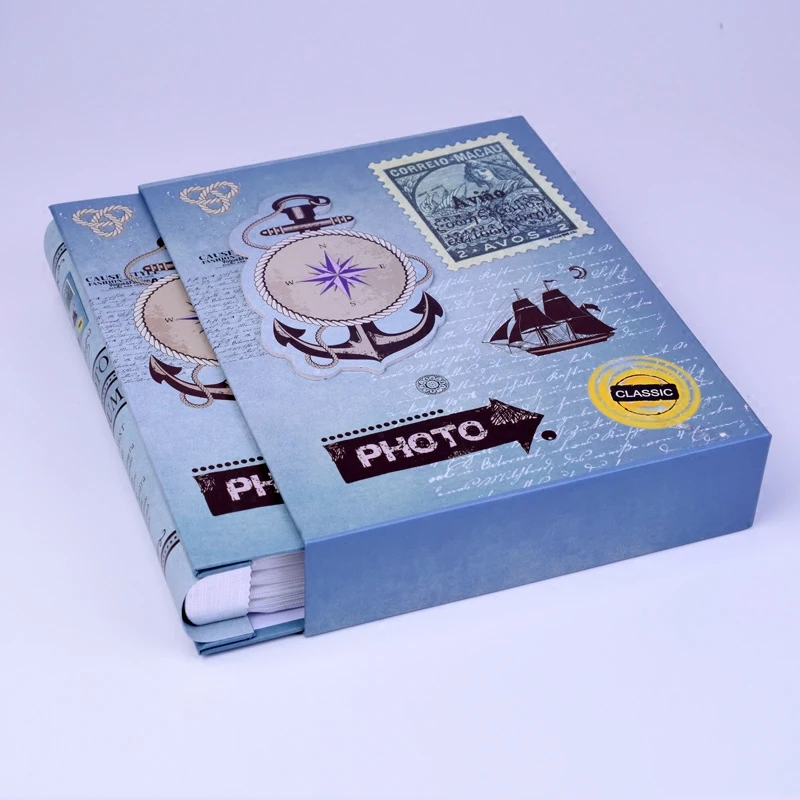 Ретро стиль Interleaf Фотогалерея 200 листов семейный фотоальбом для малышей