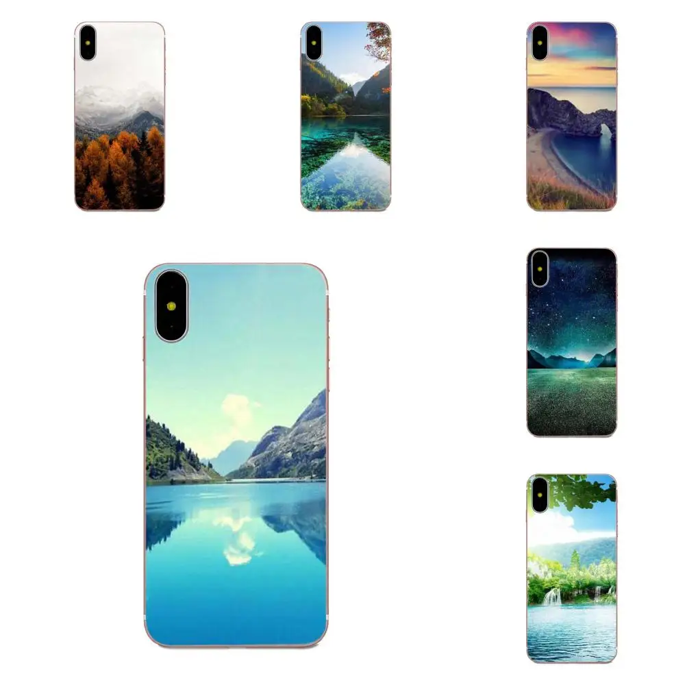 Чехол из ТПУ для путешествий в горы Xiaomi Note 3 4 Mi3 Mi4 Mi4C Mi4i Mi5 Mi 5S 5X 6 6X A1 Max Mix 2 Art