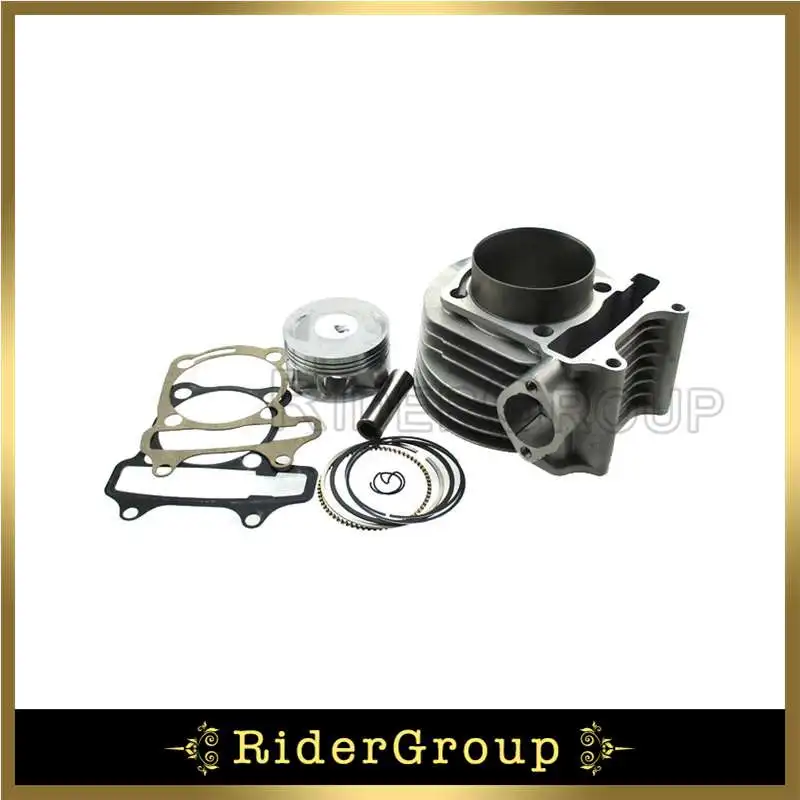 180cc цилиндр 61 мм комплект с большим отверстием для GY6 125cc 150cc 1P52QMI 1P57QMJ двигатель