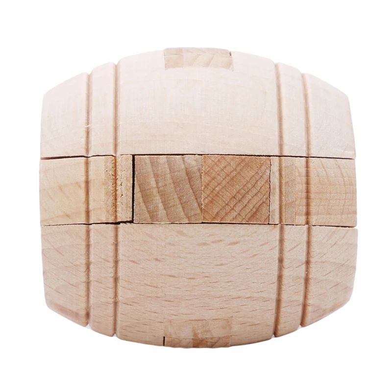 Cube Kong Ming/Luban Блокировка в форме бочонка Классическая интеллектуальная игрушка