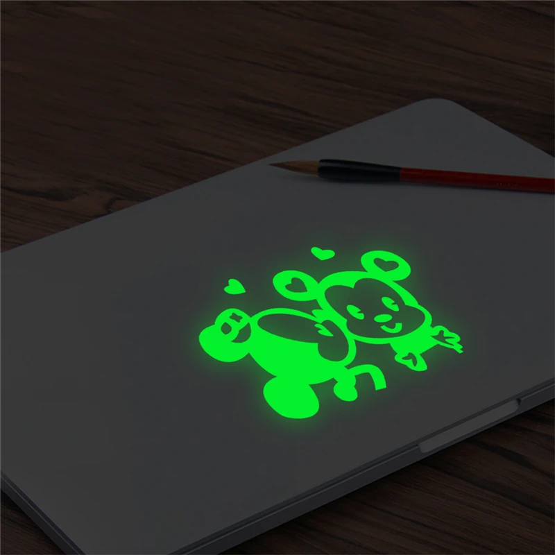 Светящиеся Детские наклейки с Микки и Минни Маус|Наклейки на стену| |