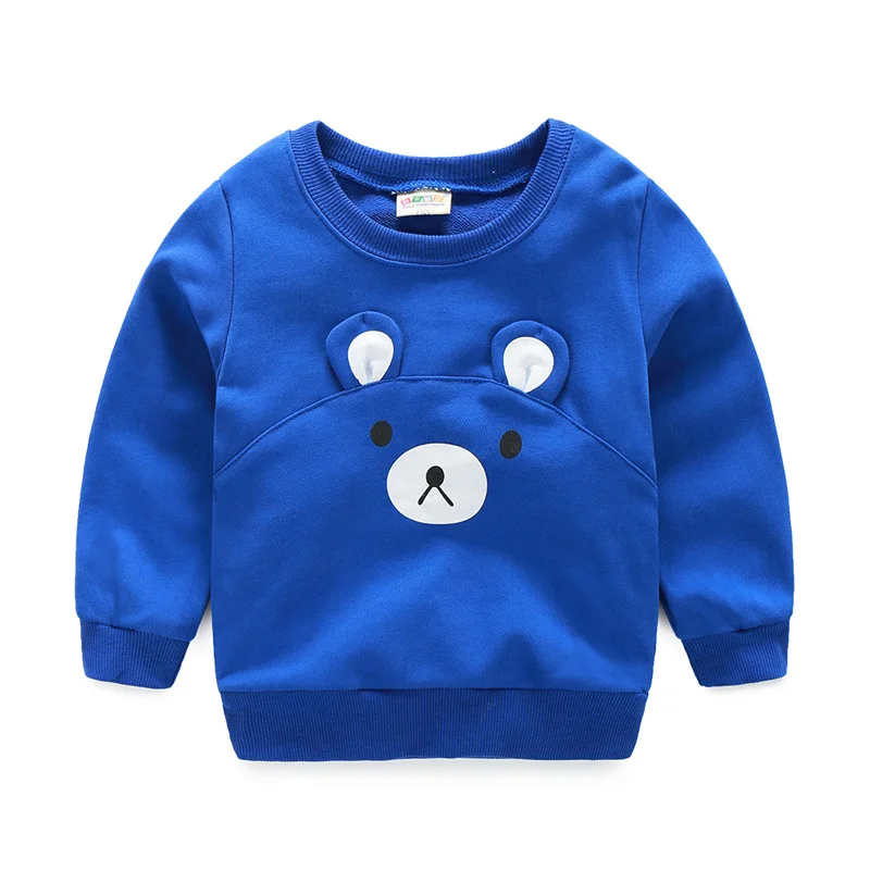 

2022 new spring boys girls sweatshirt High quality cotton bear hoodies kids Baby costume Children's clothing