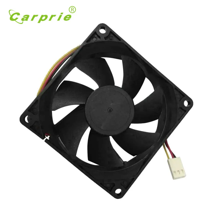 Carprie Новый тихий 8 см/80 мм/80x80x25 мм 12 в компьютер/ПК/процессор бесшумный охлаждающий