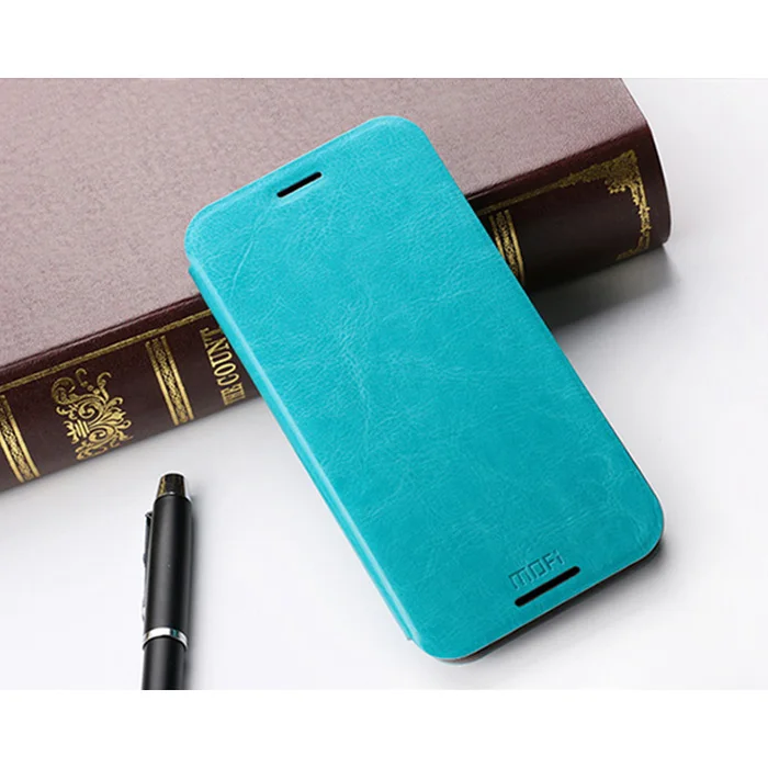 Mofi Steel Plate Inside Leather Case For HTC One M9 Flip Style Hight Quality Mobile Phone Free shipping |