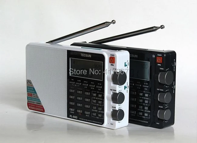Tecsun PL-880 портативный цифровой радиоприемник PLL Fm / MW LW SW SSB синтезированный весь