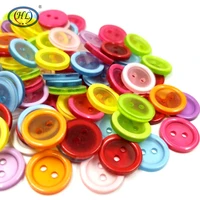 hl 12mm 50pcs mix colors 2 holes flatback plastic buttons diy scrapbooking childrens garment sewing accessories