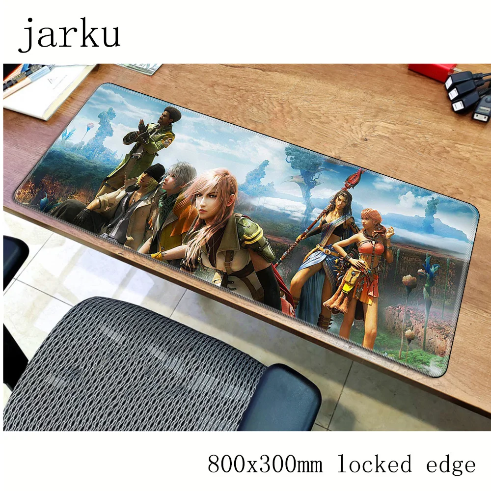 Игровой коврик для мыши final fantasy 800x300X3MM большой очаровательный эргономичный