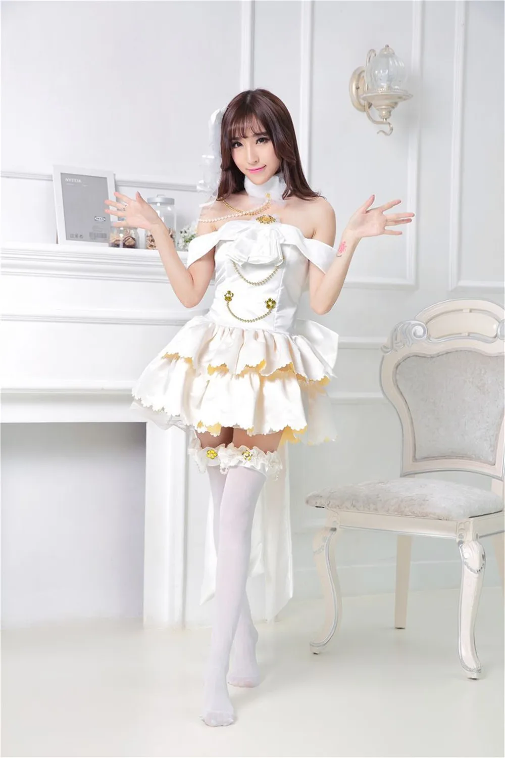 Новый японский аниме Love Live! Костюмы для косплея цветочный букет Аруса Косака