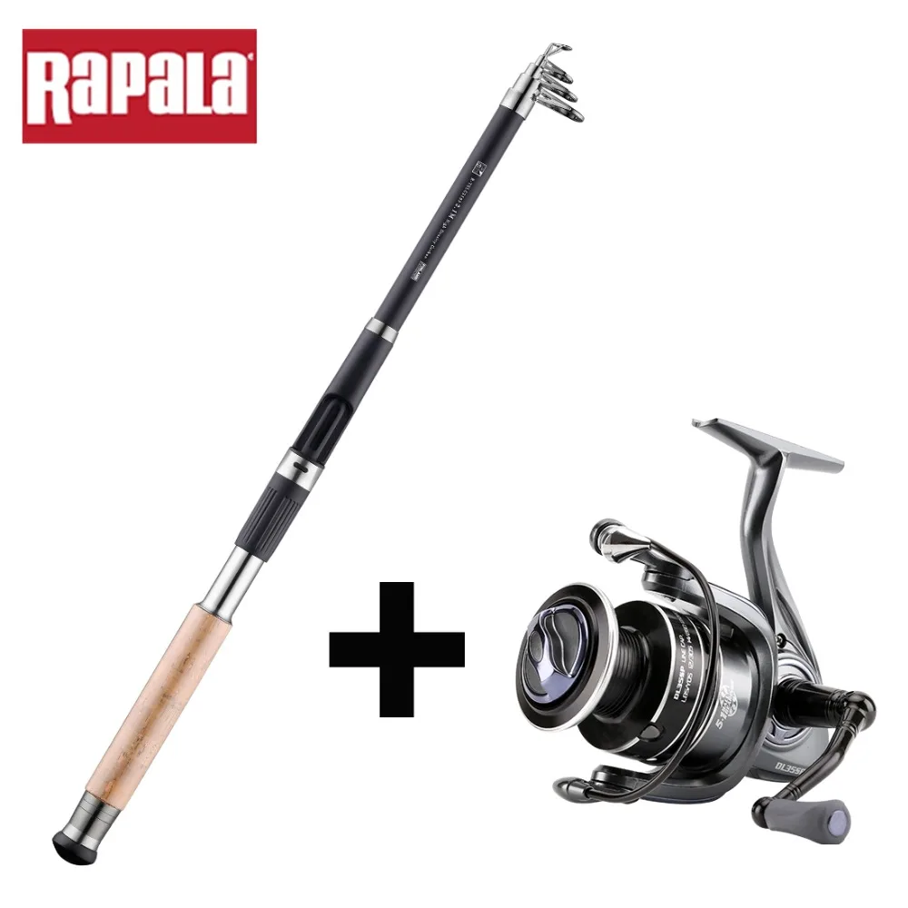 Брендовая Удочка Combo Thunderstick 1 8 m 3 6 телескопические удочки + DELTA 15SP 25SP 35SP 5 1BB