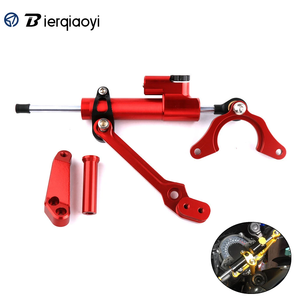 

For Kawasaki Z900 2017 Motorcycle Z900 Z 900 Accessories CNC Aluminum Adjustable Steering Damper Stabilizer Bracket Mounting