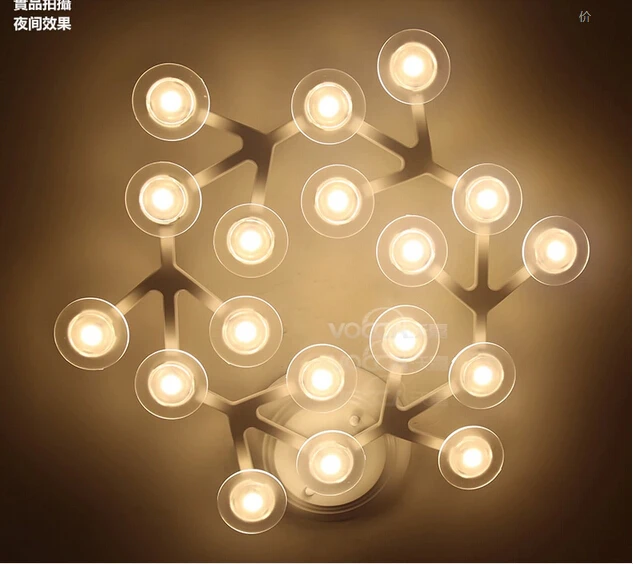 Акриловая светодиодная настенная лампа 12 головок/12 Вт для детской комнаты