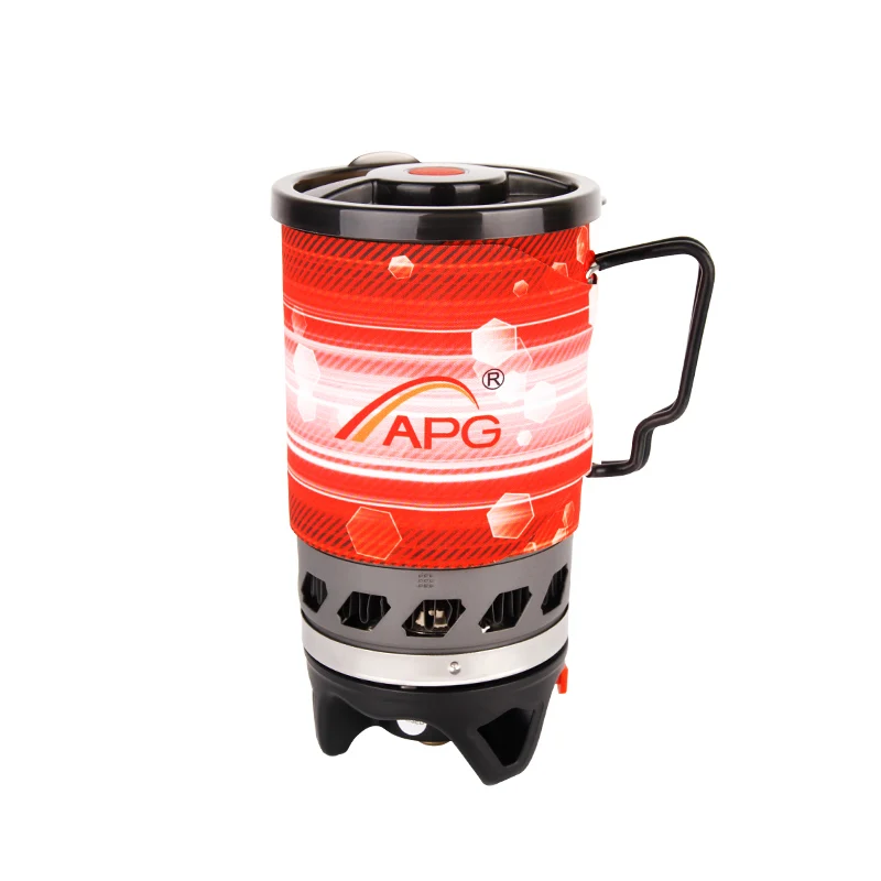 one stove APG, портативная система для приготовления пищи, походная плита, теплообменник, горшочек с пропановым газом - Цвет: one stove