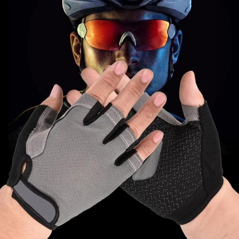 Велосипедные перчатки с открытыми пальцами для мужчин и женщин летние