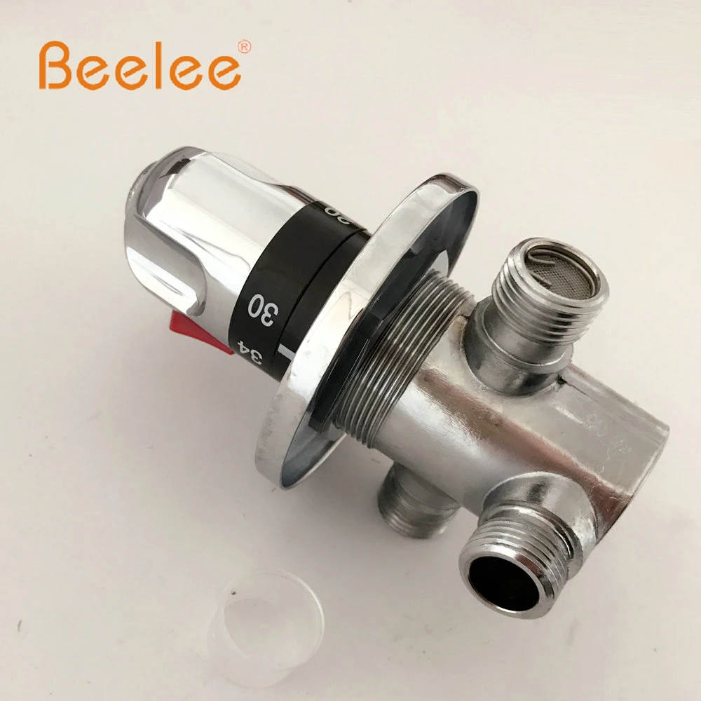 Beelee 1/2 &quotлатунный термостатический смеситель для душа Автоматический клапан