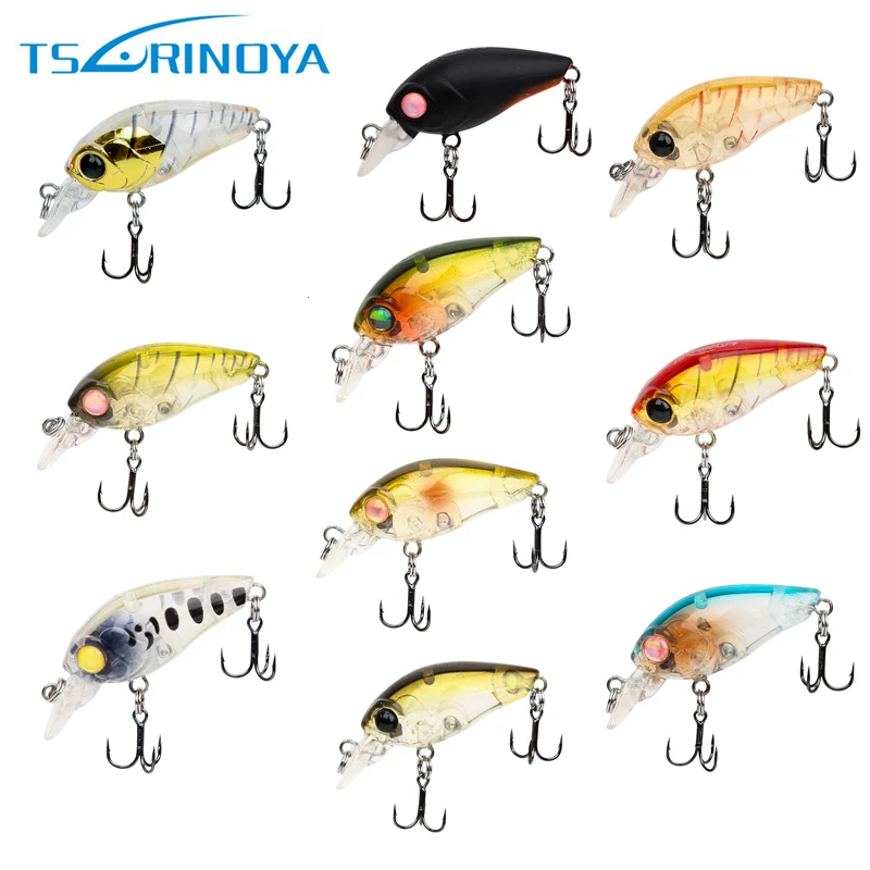 Tsurinoya DW24 Мини кренкбейт 0 8 1 2 м приманка для подводной рыбалки на глубину