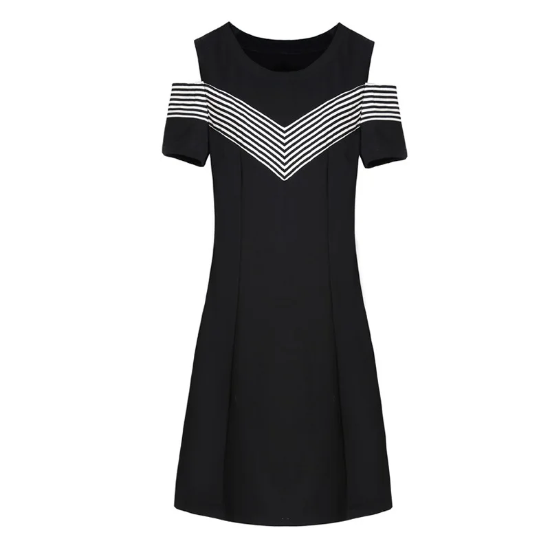 

Women's Summer Korean Style Office Elegant Black T-shirt Dress Ladies 2021 Streetwear Bodycon Beach New Fashion Clothing