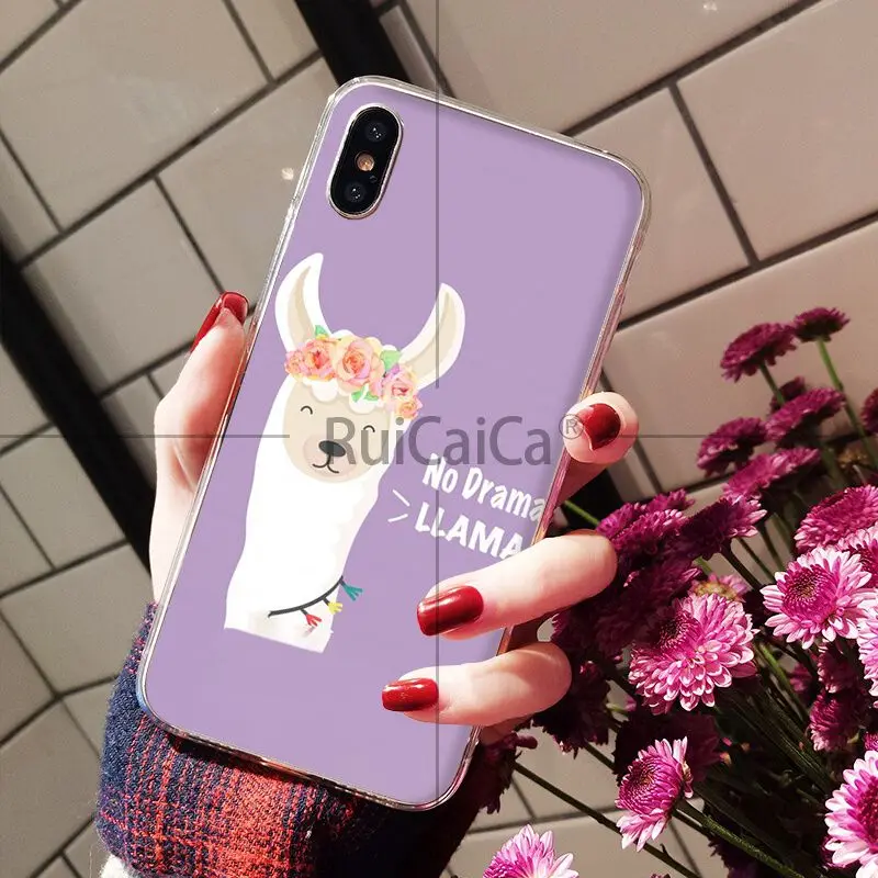Ruicaica Lama Llama Alpacas Новинка чехол для телефона Fundas iPhone 6S 6plus 7 7plus 8 8Plus X Xs MAX 5 5S XR |