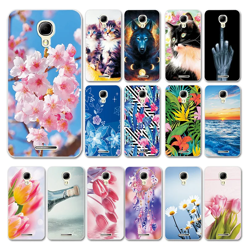 Чехол для Alcatel One Touch Pixi 4 5010D, маленький чехол с маргариткой и сердечком для Alcatel Pixi4 OT 5010, чехол-бампер для задней панели телефона