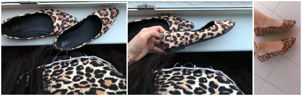 Стиль; модные женские туфли из флока; Loepard; тонкие туфли на плоской подошве; хорошее качество; простая повседневная обувь с острым носком; 10