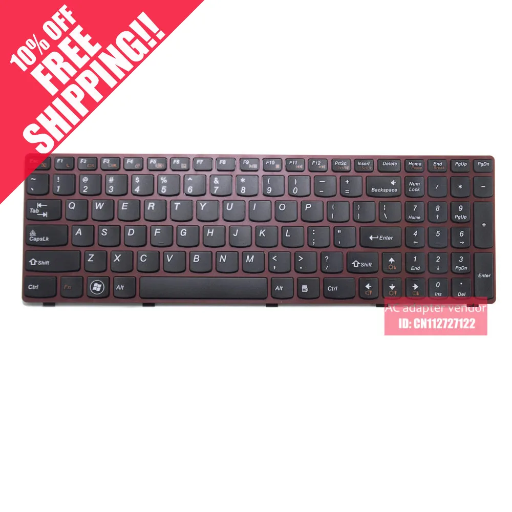 Клавиатура для ноутбука LENOVO G570 Z560 B590 g770 Z570 V570 Y570 G575 G580|laptop keyboard|g580 keyboardy570 keyboard |