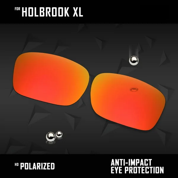 Fire Red OOWLIT Lenses Replacements For Oakley Holbrook XL OO9417 Sunglasses Polarized- Multi Colors - Цвет линз: Fire Red