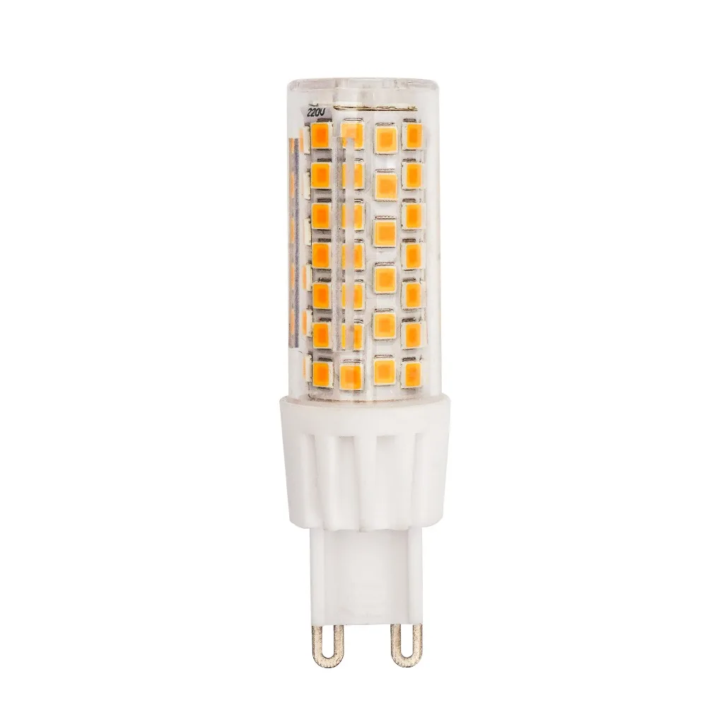 1 10X Керамика мини светодиодный светильник G9 220V 5 Вт 7 9 12 лампы 33 51 75 86 s 2835 SMD