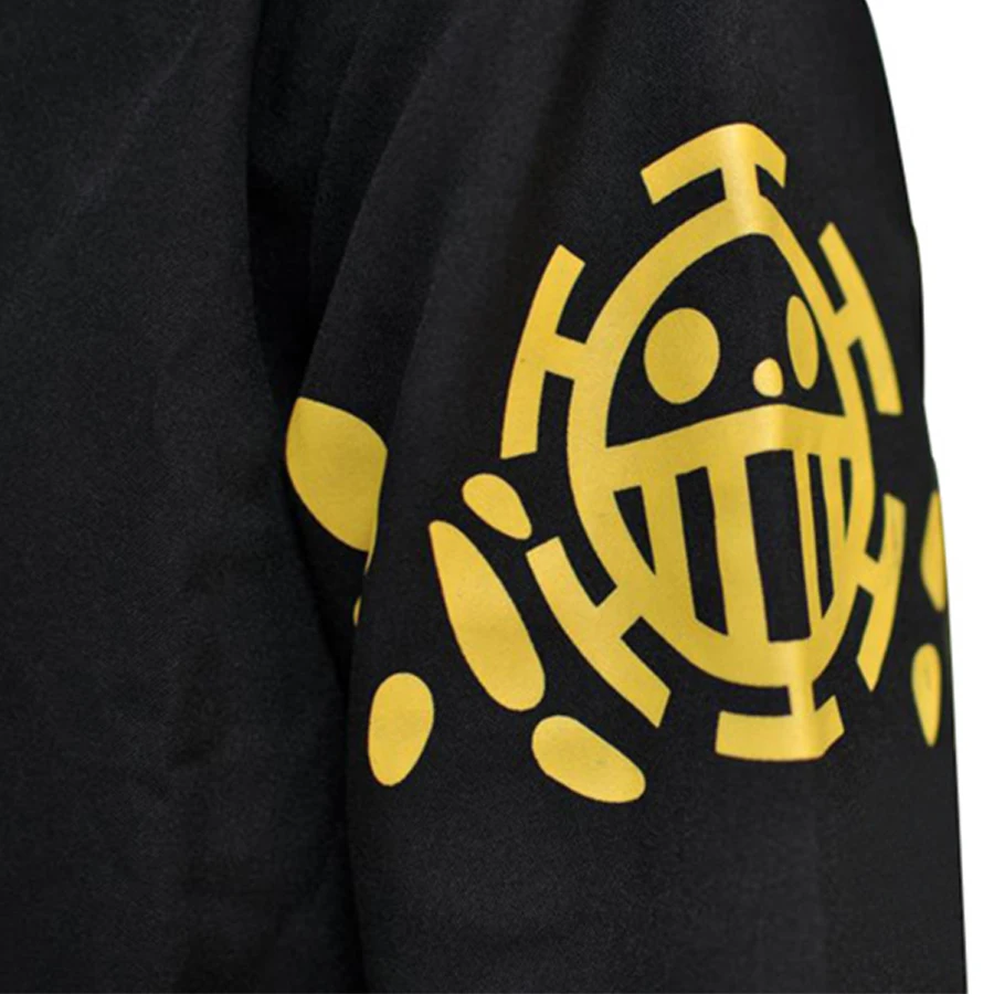 Горячая продажа Аниме Косплей Костюм цельный Трафальгар закон плащ пальто