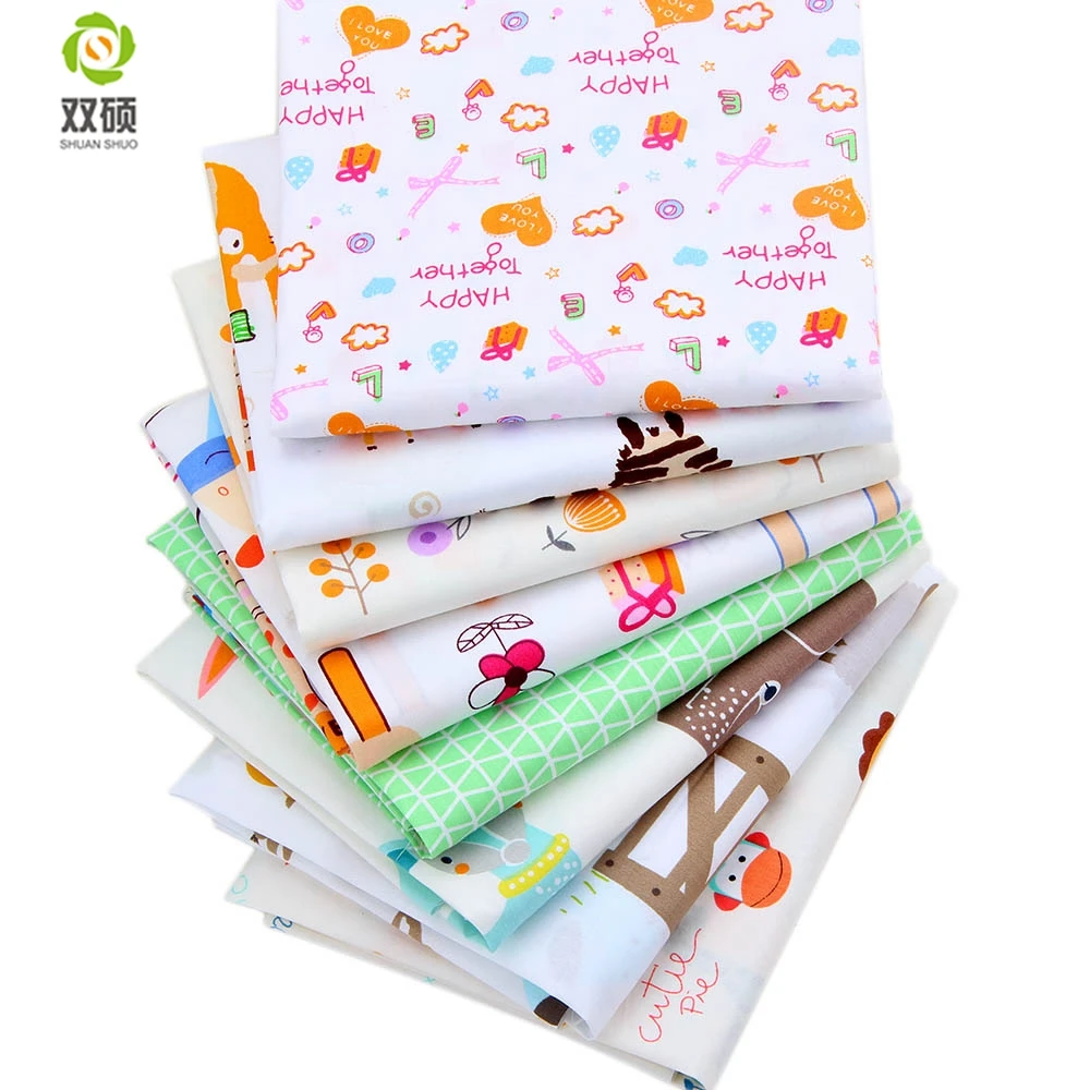 Мультяшная Лоскутная хлопчатобумажная Ткань Fat Quaters Tilda Cloth для швейной куклы Choth 40