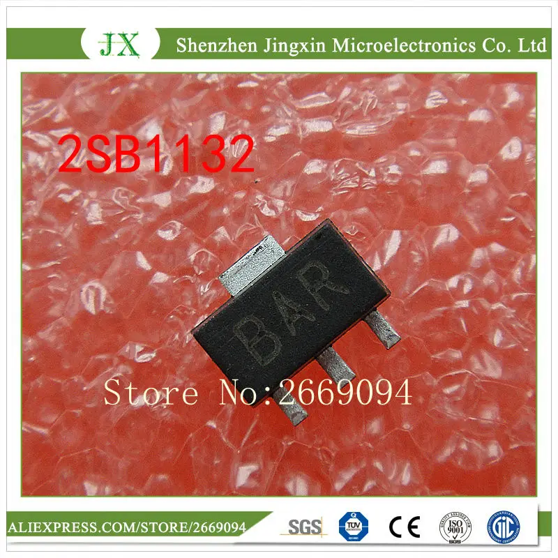 

100 шт./пакет 2SB1132 BAR SOT-89 1A / 32V PNP SMD транзистор