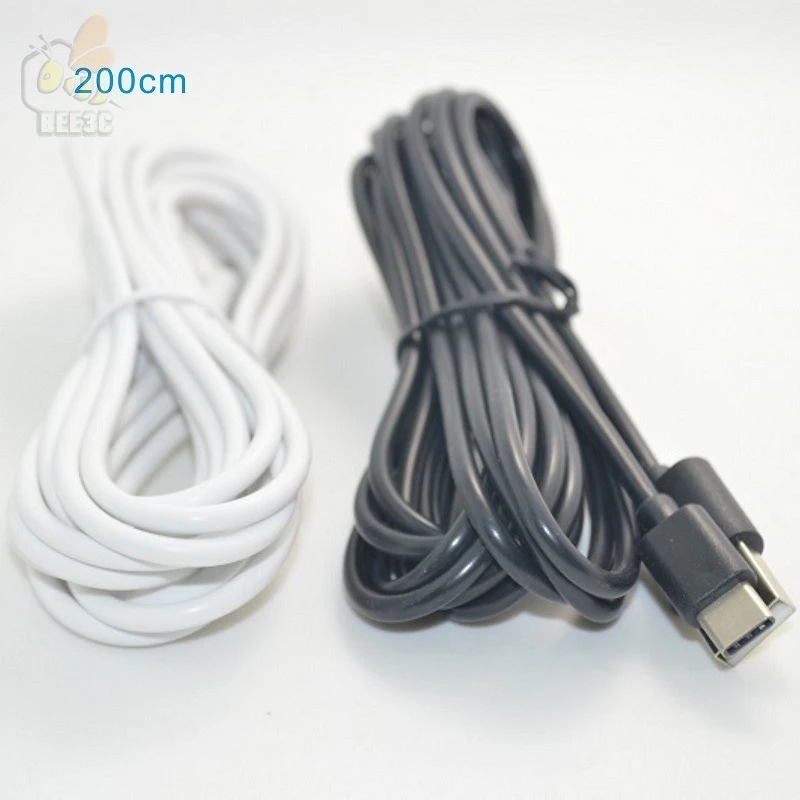 Белый черный USB Type C кабель для синхронизации данных зарядный 25 см 50 2 м 3 Nexus 5X6 P zuk