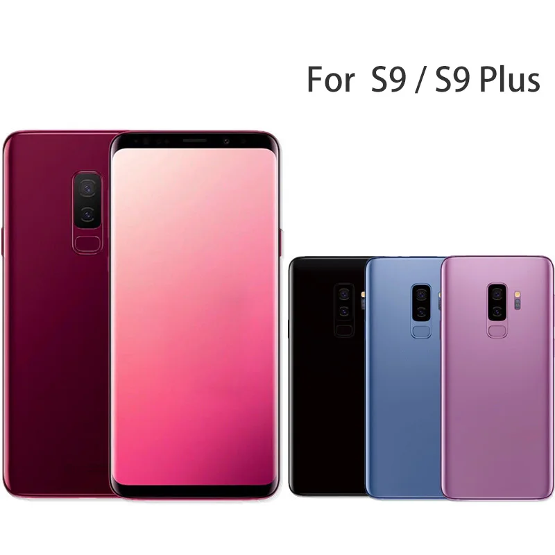 

10 pcs/lot For SAMSUNG Galaxy S9 G960F/S9 Plus G965F Back Battery Cover Door Rear Glass Housing Replacements