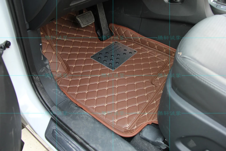 Lsrtw2017 кожаные автомобильные коврики для hyundai Веракрус ix55 2006 2007 2008 2009 2010 2011 2012 спереди Аксессуары для велосипеда